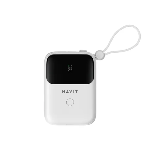 Havit PB5215 10000 mAh baltas išorinis akumuliatorius image 1