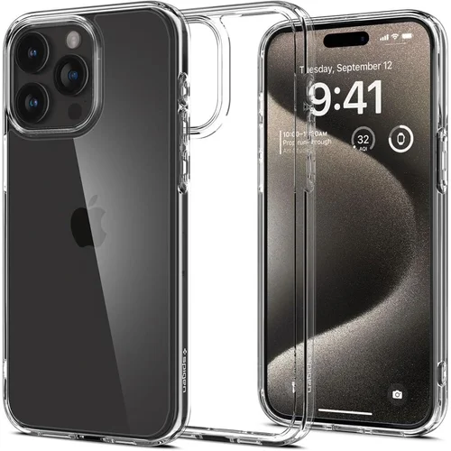 Spigen Ultra Hybrid dėklas iPhone 15 Pro Max, skaidrus image 1