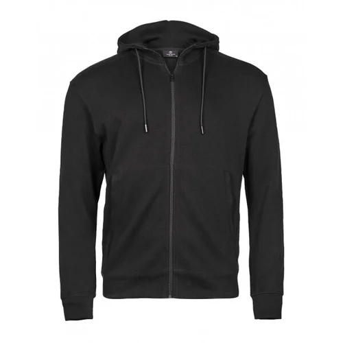 Tee Jays 5508 užsegamas džemperis su gobtuvu, 3XL, Juoda image 1
