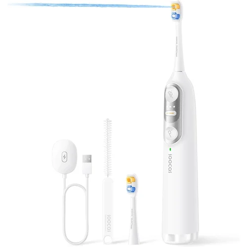 SOOCAS NEOS II 2-in-1 elektrinis dantų šepetėlis, perlamutrinė balta image 1