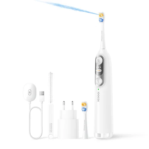 SOOCAS NEOS II 2-in-1 elektrinis dantų šepetėlis, perlamutrinė balta image 2