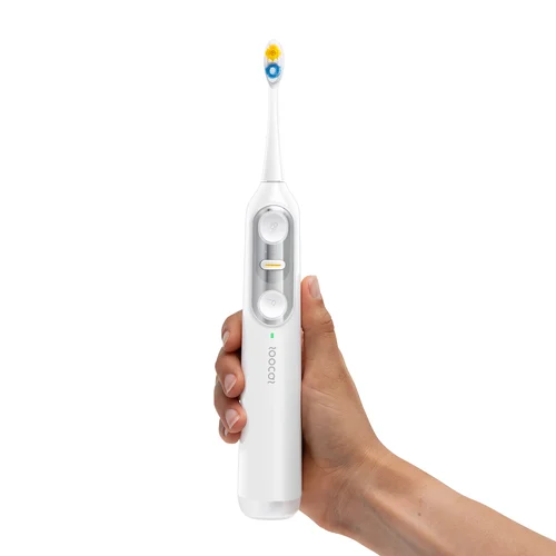 SOOCAS NEOS II 2-in-1 elektrinis dantų šepetėlis, perlamutrinė balta image 3