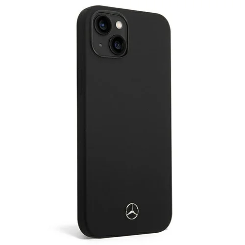 Mercedes Silikoninė linija dėklas iPhone 14 Plus, juodas image 3