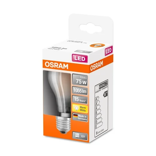 OSRAM LED lemputė A60, E27, 7,5 W, 1055 lm, 2700 K image 2