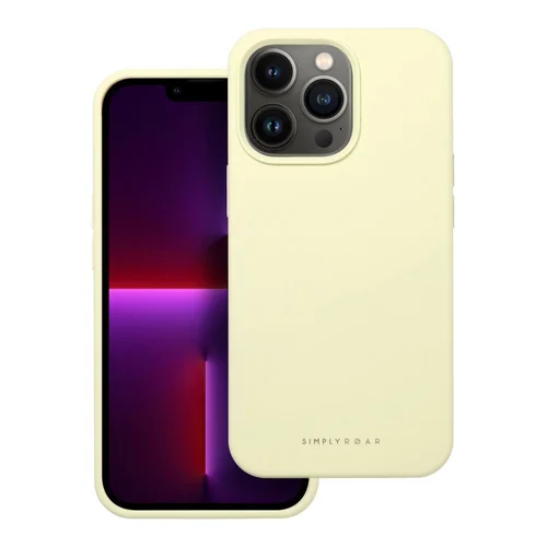 ROAR Cloud Skin dėklas iPhone 13 Pro, šviesiai geltonas image 1
