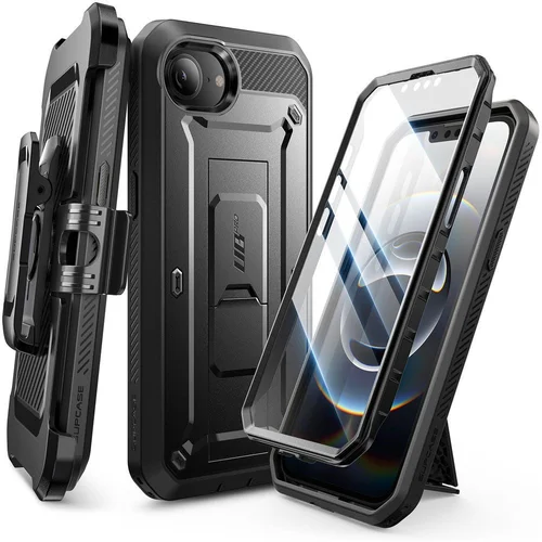 Supcase Unicorn Beetle Pro iPhone 16e dėklas, juodas image 1