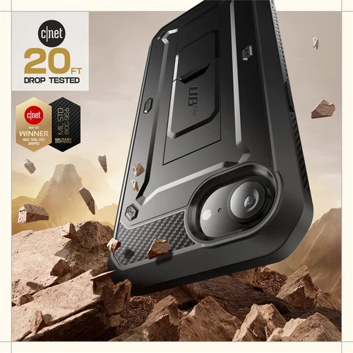 Supcase Unicorn Beetle Pro iPhone 16e dėklas, juodas image 2