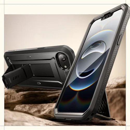 Supcase Unicorn Beetle Pro iPhone 16e dėklas, juodas image 3