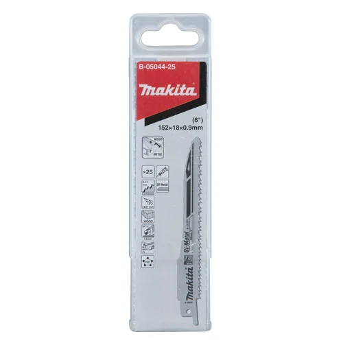 Makita B-05044-25 tiesinio pjūklo pjūkleliai, 152x0,9 mm, 25 vnt. image 2
