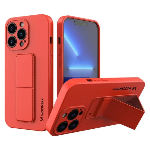 Wozinsky Kickstand Case dėklas iPhone 13 Pro Max, raudonas image 1
