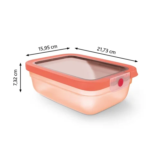 Tefal ONECLICK Maisto dėžutė 1.2 L oranžinė image 3