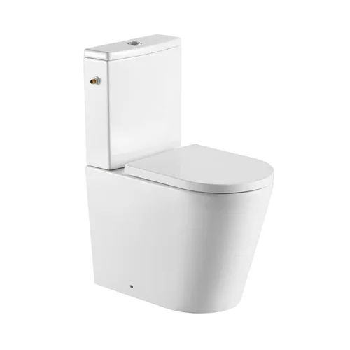 Pastatomas WC SAT Brevis Rimfree Lėtai nusileidžiantis dangtis image 1