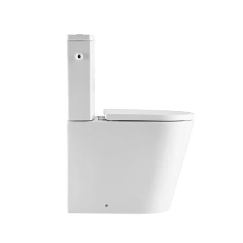 Pastatomas WC SAT Brevis Rimfree Lėtai nusileidžiantis dangtis image 2