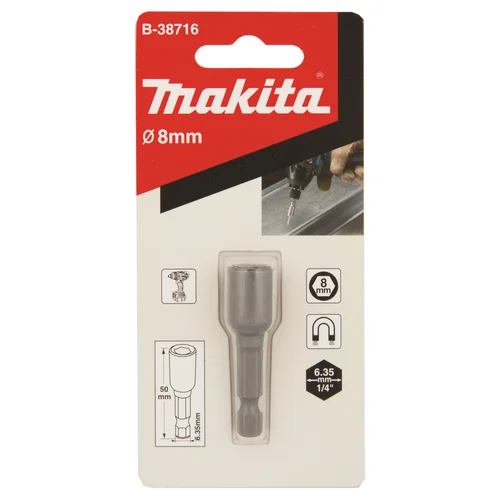 Antgalis Makita B-38716, 1/4" 8x50 mm image 2