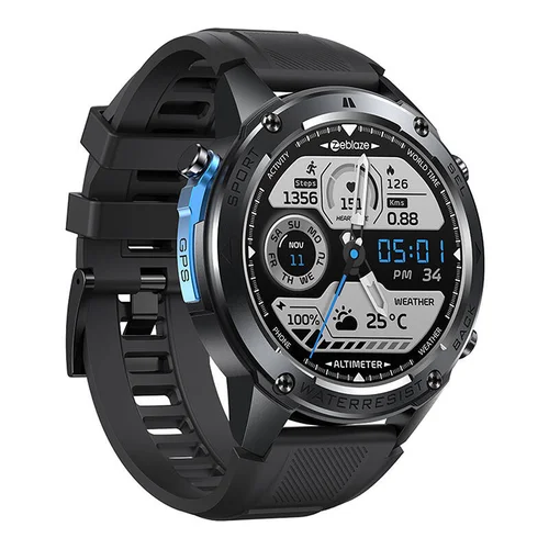 Zeblaze Stratos 2 Ultra išmanusis laikrodis, juodas image 3