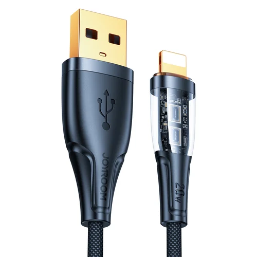 Joyroom S-UL012A3 USB-A–Lightning kabelis, 1,2 m, juodas image 1
