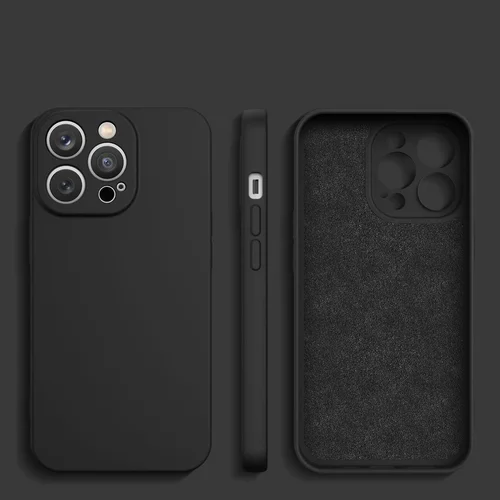 Samsung Galaxy A34 5G juodas silikoninis dėklas image 2