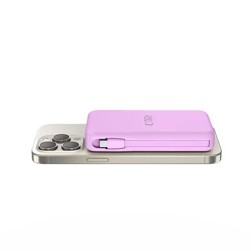 Tech-Protect PB31 LifeMag MagSafe 10 000 mAh violetinis išorinis akumuliatorius image 3