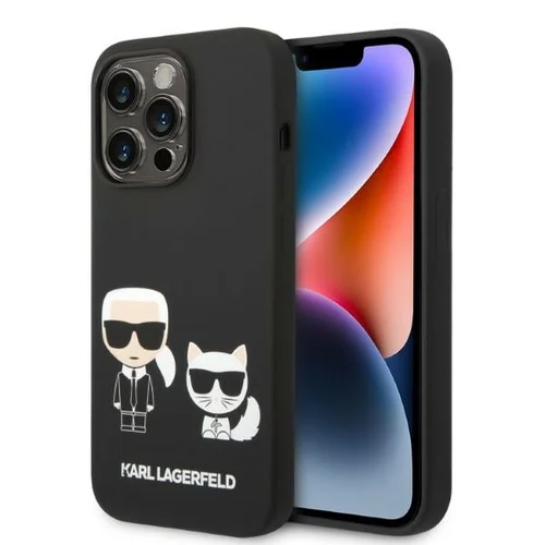 Karl Lagerfeld KLHMP14XSSKCK MagSafe dėklas iPhone 14 Pro Max 6,7 col. juodas image 1