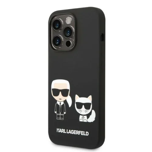 Karl Lagerfeld KLHMP14XSSKCK MagSafe dėklas iPhone 14 Pro Max 6,7 col. juodas image 2