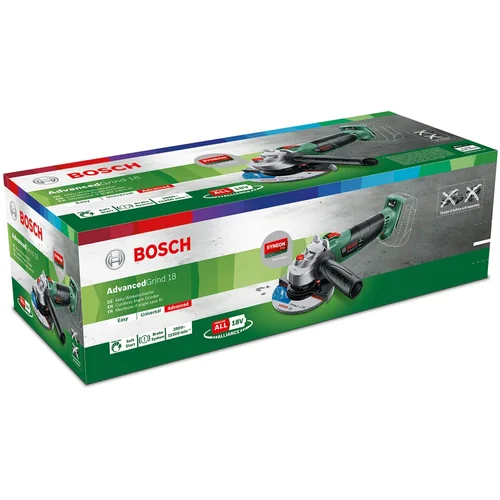 Bosch AdvancedGrind 18 06033D9002 kampinis šlifuoklis 125 mm image 2
