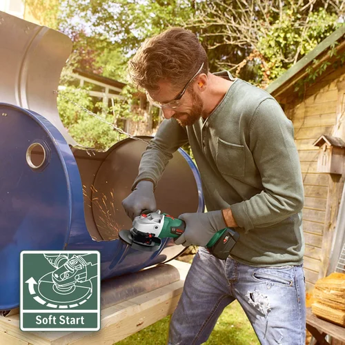 Bosch AdvancedGrind 18 06033D9002 kampinis šlifuoklis 125 mm image 3