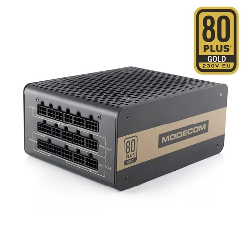 Modecom Volcano 850 Gold 850 W maitinimo šaltinis, juodas image 2