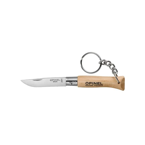 Opinel kišeninis peilis Nr.4 su buko rankena ir pakabuku – Žalia image 1