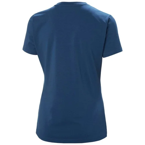 Helly Hansen Logo T-Shirt Moteriški marškinėliai, mėlyni, 2XL image 2