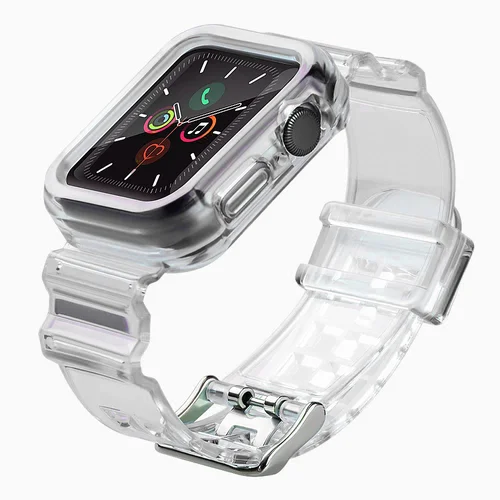 Apple Watch 44 mm TPU apyrankė su dėklu image 1