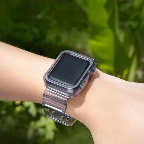 Apple Watch 44 mm TPU apyrankė su dėklu image 3
