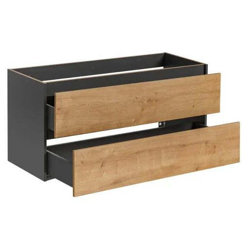COMAD MONAKO GREY OAK 823 - FSC vonios spintelė 120 cm image 2
