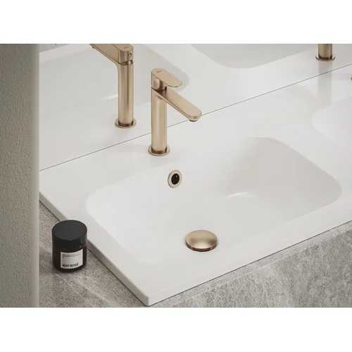Praustuvo perpildymo dangtelis Rose Gold Brushed image 1