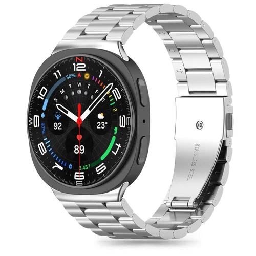 Tech-Protect nerūdijančio plieno dirželis Samsung Galaxy Watch 40/44/46 mm, sidabrinis image 1