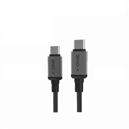 X-ONE TitanFlex USB-C kabelis 240 W, 1,2 m, juodas image 2