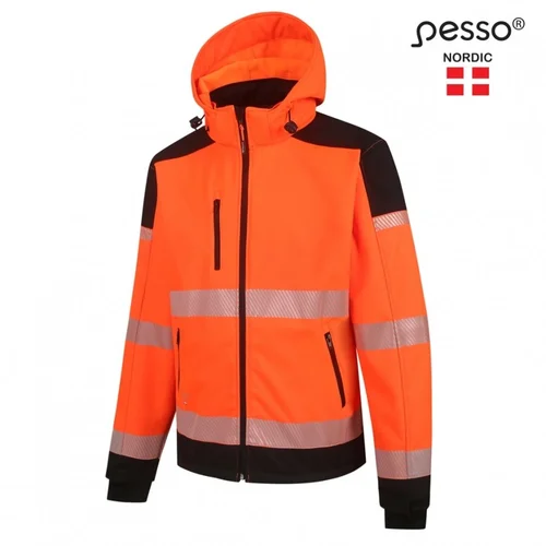 Pesso PALERMO HI-VIS Softshell striukė, Oranžinė, M image 2