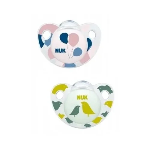 NUK Trendline čiulptukai, 2 vnt., 0–6 mėn. image 1