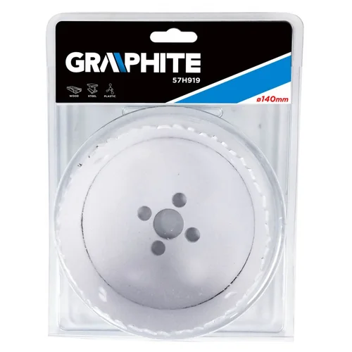 GRAPHITE Bi-metalinė gręžimo karūnėlė 140 mm image 2