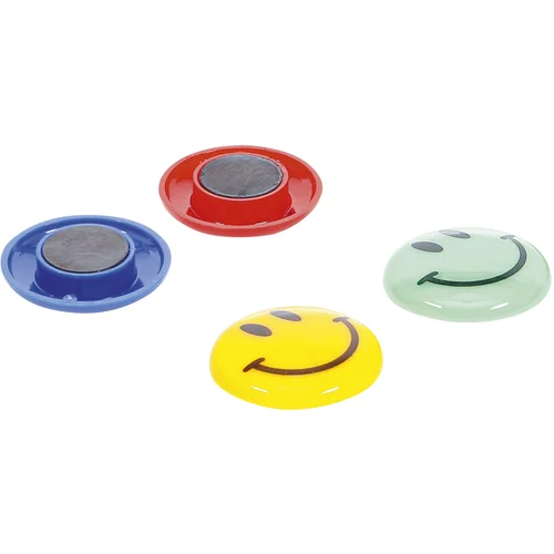 BGS technic 85812 „Šypsokis“ magnetų rinkinys, 40 mm, 4 vnt. image 1