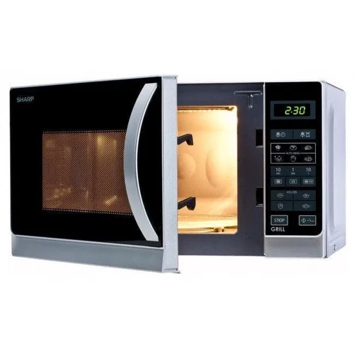 Sharp R642INW Mikrobangų krosnelė 20 L Sidabro image 2