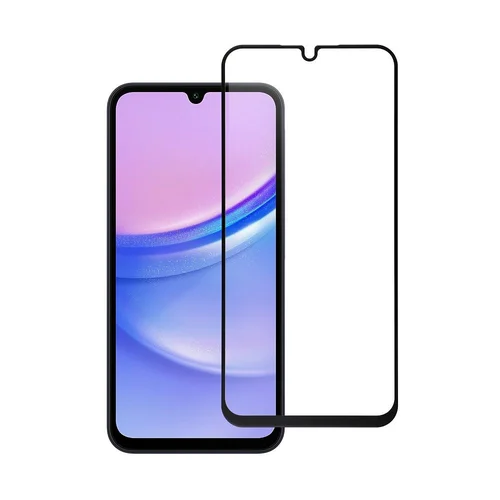 Blue Star 5D stiklas Samsung Galaxy A15 5G, juodas image 2