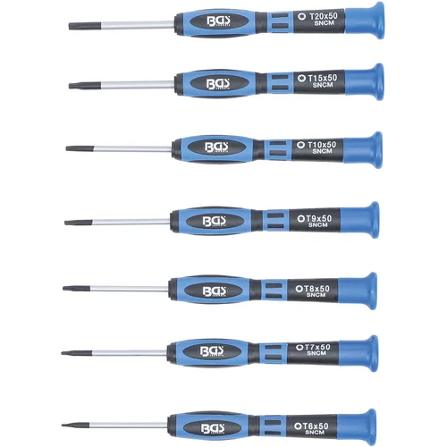 BGS technic 7967 Torx precizinių atsuktuvų rinkinys, 7 vnt. image 3