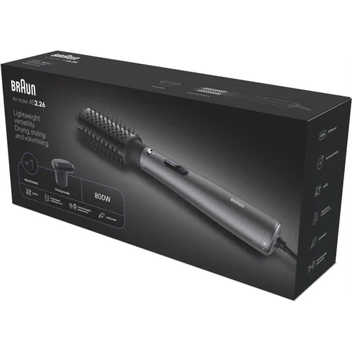 Braun AS 2.26 BRAS226E plaukų formavimo šukos – Pilka image 2