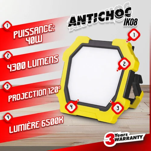 LED prožektorius, 40 W - 4300 Lm image 2