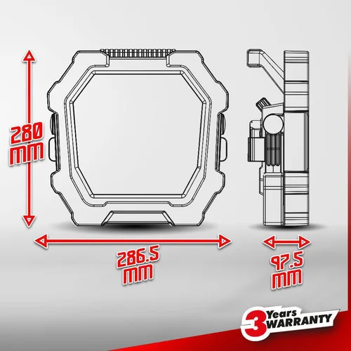 LED prožektorius, 40 W - 4300 Lm image 3