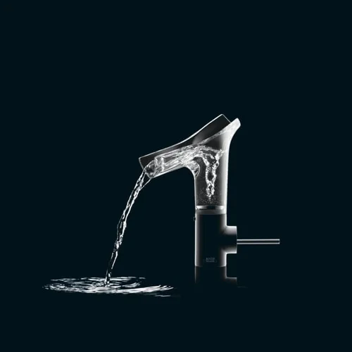 Hansgrohe Axor Starck V 140 praustuvo maišytuvas Poliruoto raudono aukso image 3