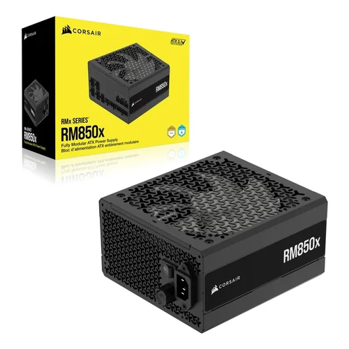 Corsair RM850x 850 W ATX maitinimo šaltinis, juodas image 2