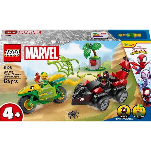 LEGO Spin and Electro Dinosaur Vehicle Chase 11198, 124 vnt image 1