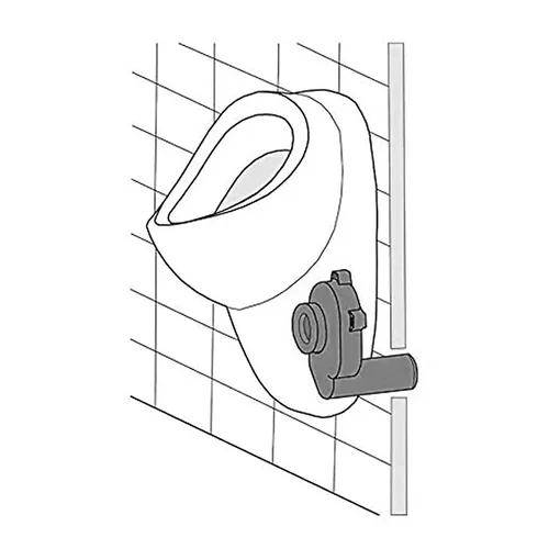 Grohe 39732000 horizontalus pisuaro sifonas image 3