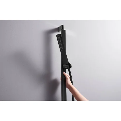 Hansgrohe Pulsify E 100 1jet EcoSmart rankinis dušas, matinis juodas image 3